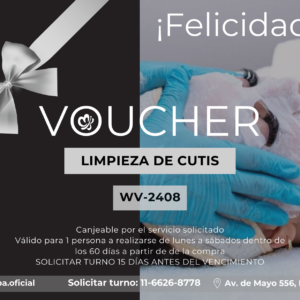 Voucher Limpieza de cutis